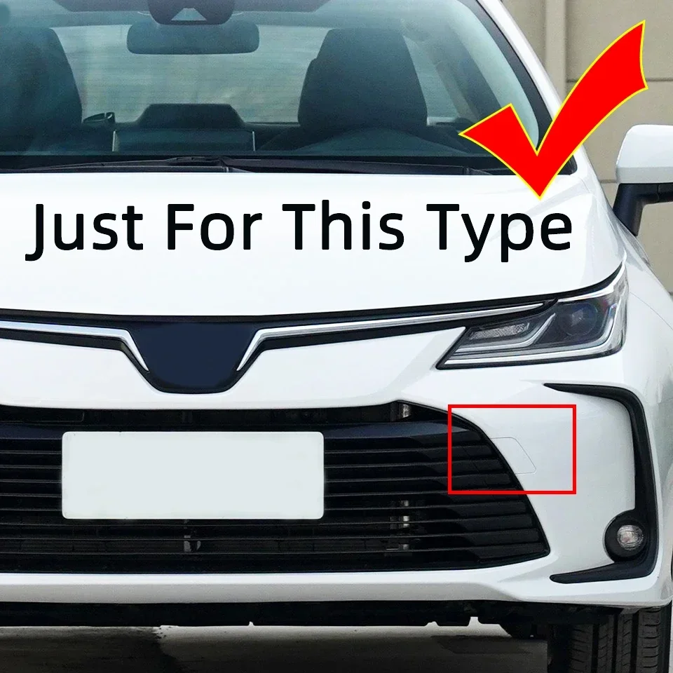 Auto Front Bumper Towing Hook Eye Cover Cap For Toyota Corolla Altis Sedan 2019 2020 2021 Tow Hook Hauling Trailer Lid Garnish - Image 2