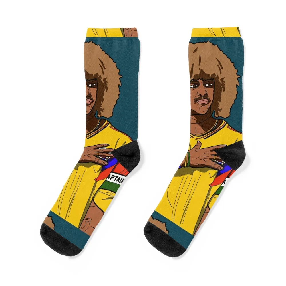 

Carlos Valderrama Colombia portrait Socks gift basketball sheer funny gifts Male Socks Women's