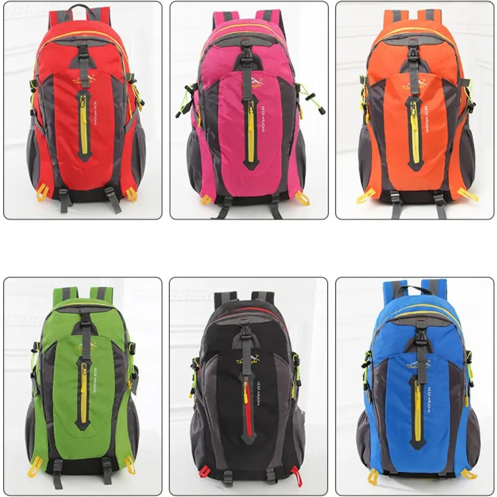 

Durable Oxford Cloth Mountaineering Backpacks 40L Large Capacity 5 Colors Travel Rucksack Waterproof Travel Bag Unisex