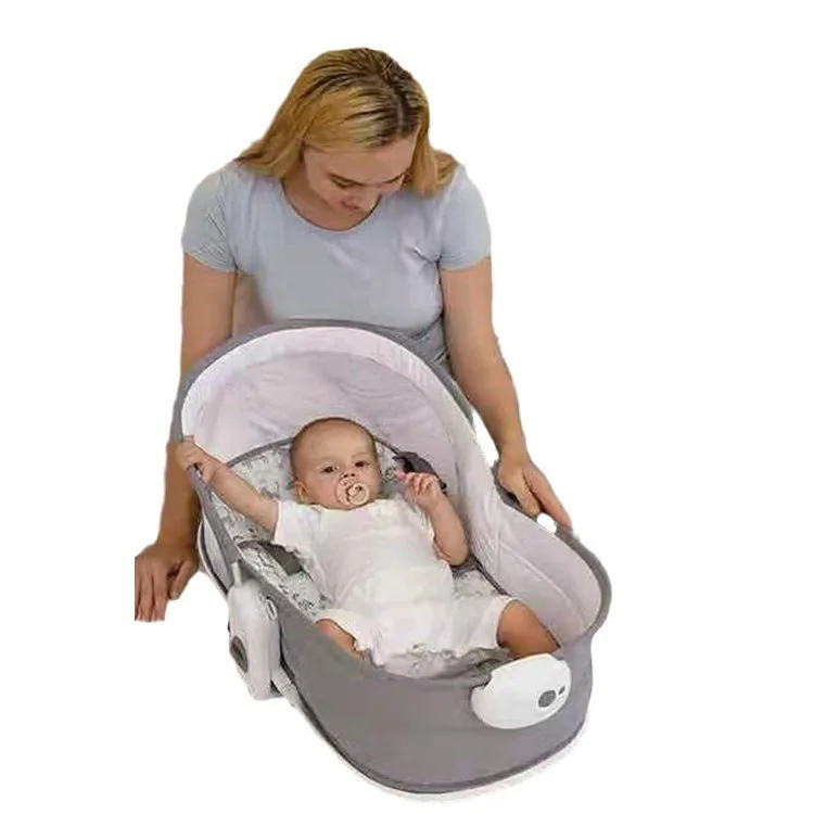 ماستيلا بيبي شاكر رفع شاكر محمول اهتزاز كهربائي يهدئ حديثي الولادة سرير بجانب السرير يمكن الجلوس والاستلقاء