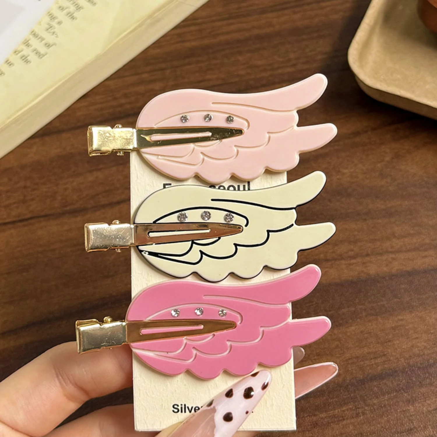 Women Accessories Online - 1/3 szt. Kryształowe spinki do włosów