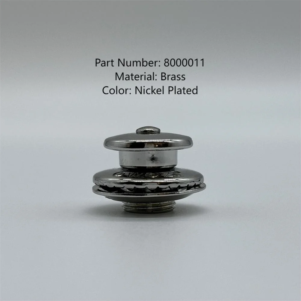 

100 Pieces Brass 316L Stainless Steel Snap Fastener Upper Part Guitar Strap Boat