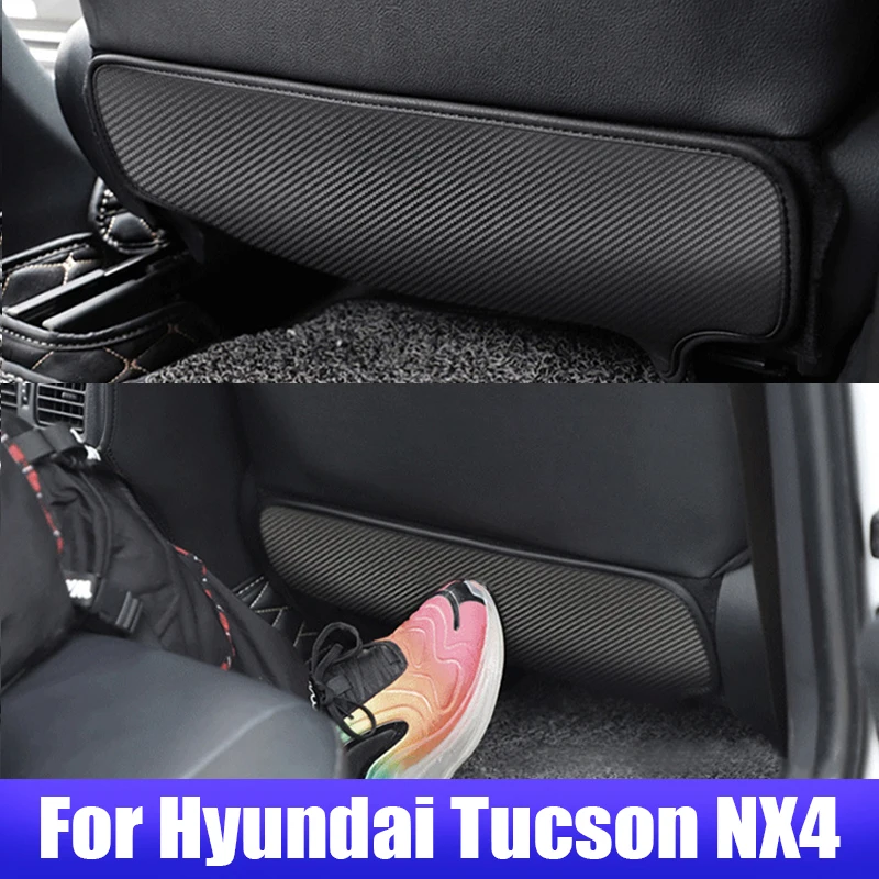 

For Hyundai Tucson TL NX4 2015 2016 2017 2018 2019 2020 2021 2022 2023 2024 Hybrid Car Seat Back Anti Kick Pad Cover Accessories