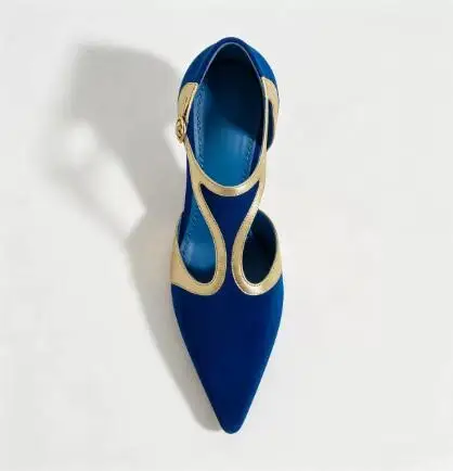 Black Soft Leather Pointed Toe V‑Cut Pumps Thin Stiletto High Heels Slip‑on Closed Toe Elegant Ladies Party Dress Shoes Women