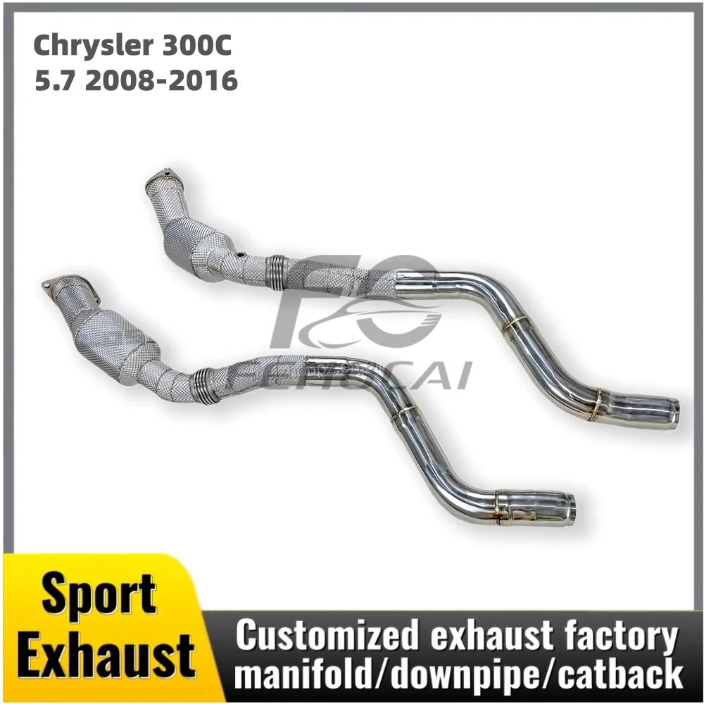 

Выхлопная труба для Chrysler 300C 5.7 2008-2016, изолированная головка из нержавеющей стали, модификация выхлопной трубы автомобиля