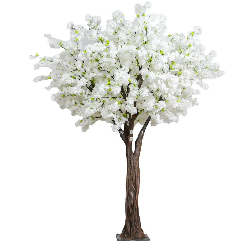 Large simulated cherry blossom tree fake tree and peach blossom tree set wedding hotel internet celebrity shopping mall plant