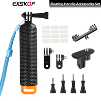 For GoPro Floating Handle Dual Mount Adjustment Arm Set For GoPro Hero 13 12 11 10 9 8 7 Insta360 X5 X4 X3 X2 DJI Action 5 4 3