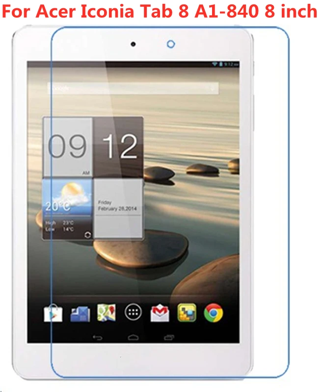 الزجاج المقسى لشركة أيسر Iconia تبويب 8 A1-840 8 بوصة اللوحي حامي الشاشة فيلم واقية الحرس
