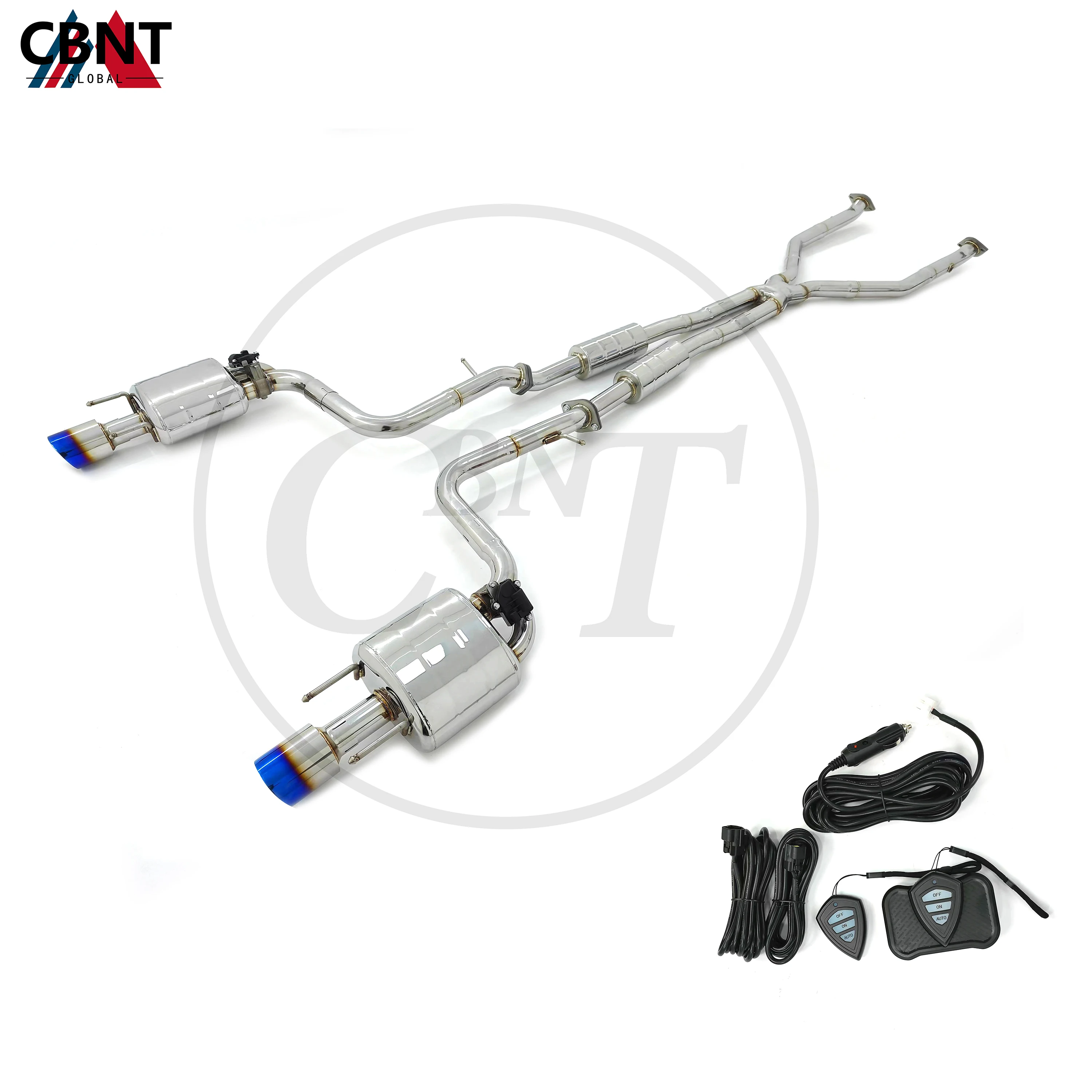 

CBNT for Lexus IS250 IS300 IS350 3.5L Valved Exhaust-pipe SS304 Tuning Exhaust Catback Pipe with Valve Muffler Car Accessories