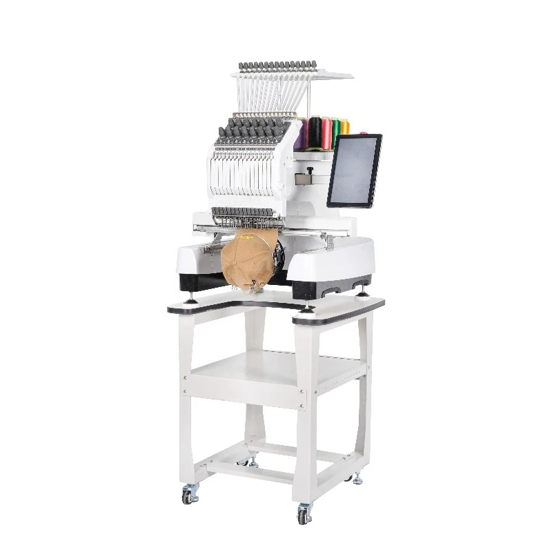 Commercial Embroidery Machine Multi-needle Automatic Computerized Sewing Machine for Custom T-Shirt Cap Hat Shop