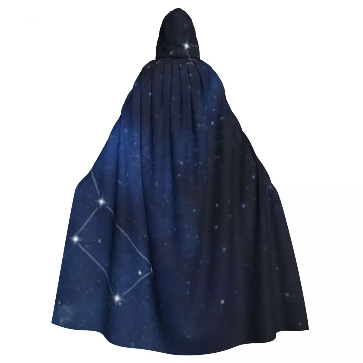 Adult Cloak Cape Hooded Ursa Major Medieval Costume Witch Wicca Vampire Elf Purim Carnival Party