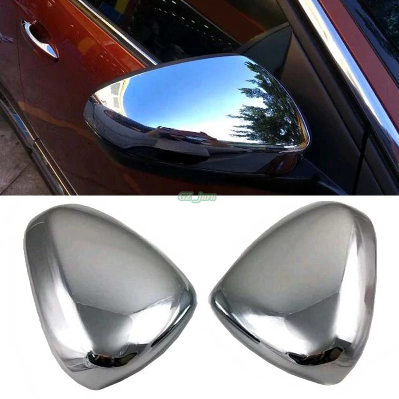 Car styling 2016 2017 2018 2019  for Peugeot 3008 GT 3008GT ABS Chrome Rearview Mirror Cover trim 2pcs