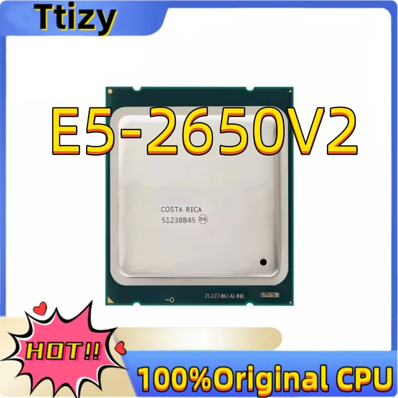 Xeon E5-2650v2 E5 2650v2 E5 2650 v2 2.6 GHz Eight-Core Sixteen-Thread E5-2650 v2 20M 95W LGA 2011 TB