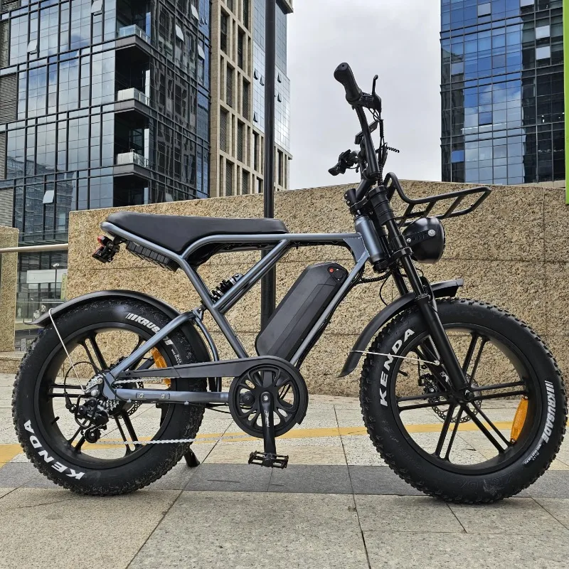

H9 Electric Hybrid Bike Fat Tire E-Bike With 250w/1000w Fatbike Hydraulic Brake EU Warehouse for City Riding