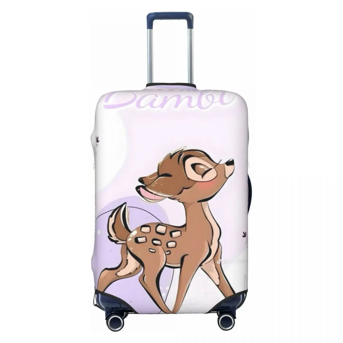 

Custom Cartoon Bambi Anime Luggage Cover Protector Cute Travel Suitcase Covers for 18-32 Inch