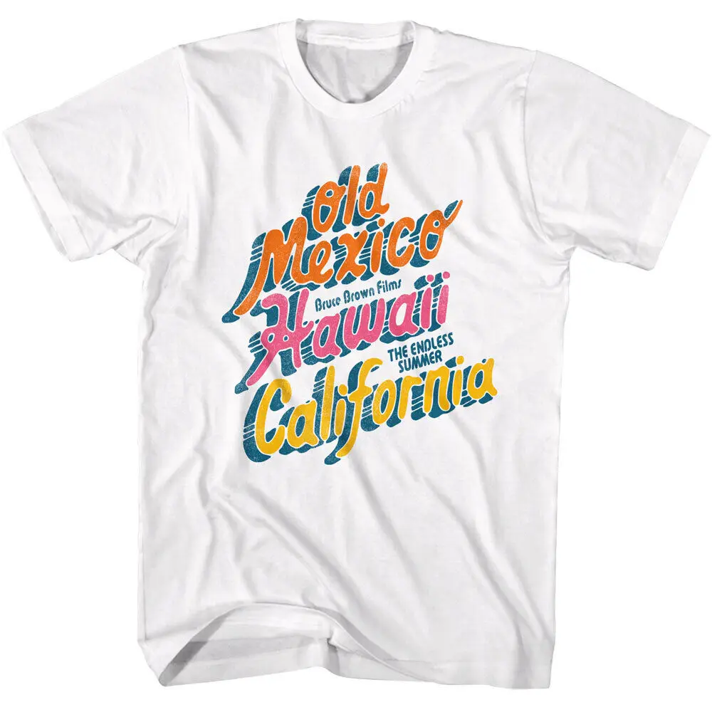 Bruce Brown The Endless Summer Old Mexico Hawaii California Men's T Shirt