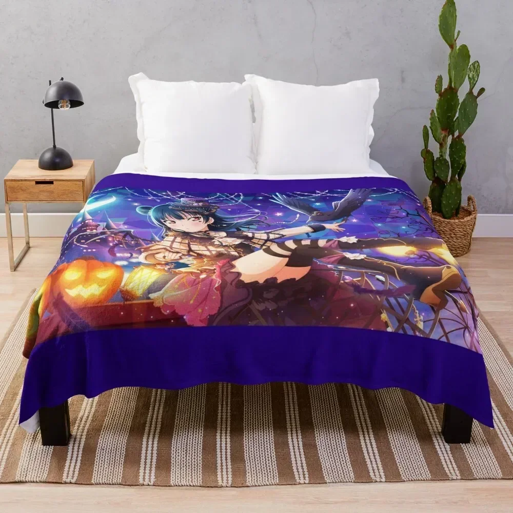 Haunted Princess Yoshiko Yohane Tsushima LLSIFAS Throw Blanket Flannel Decorative Sofa Single Blankets