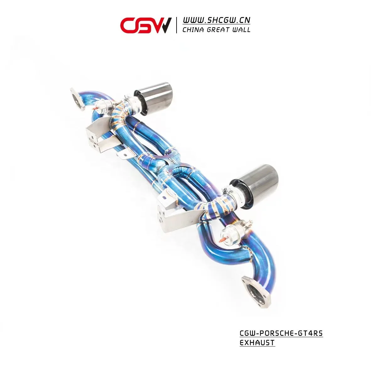 CGW Latest Exhaust Muffler Cat-back Auto Parts for  718  GT4 RS 4.0T 2022+