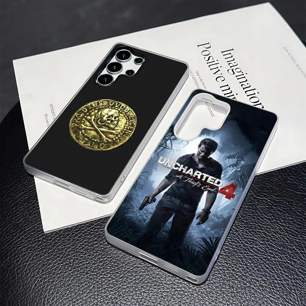 Uncharted 4 A Thief's End Phone Case for Samsung S26 S25 S24 S23 S22 S21 FE Plus Ultra 2-in-1 Jelly silicone case