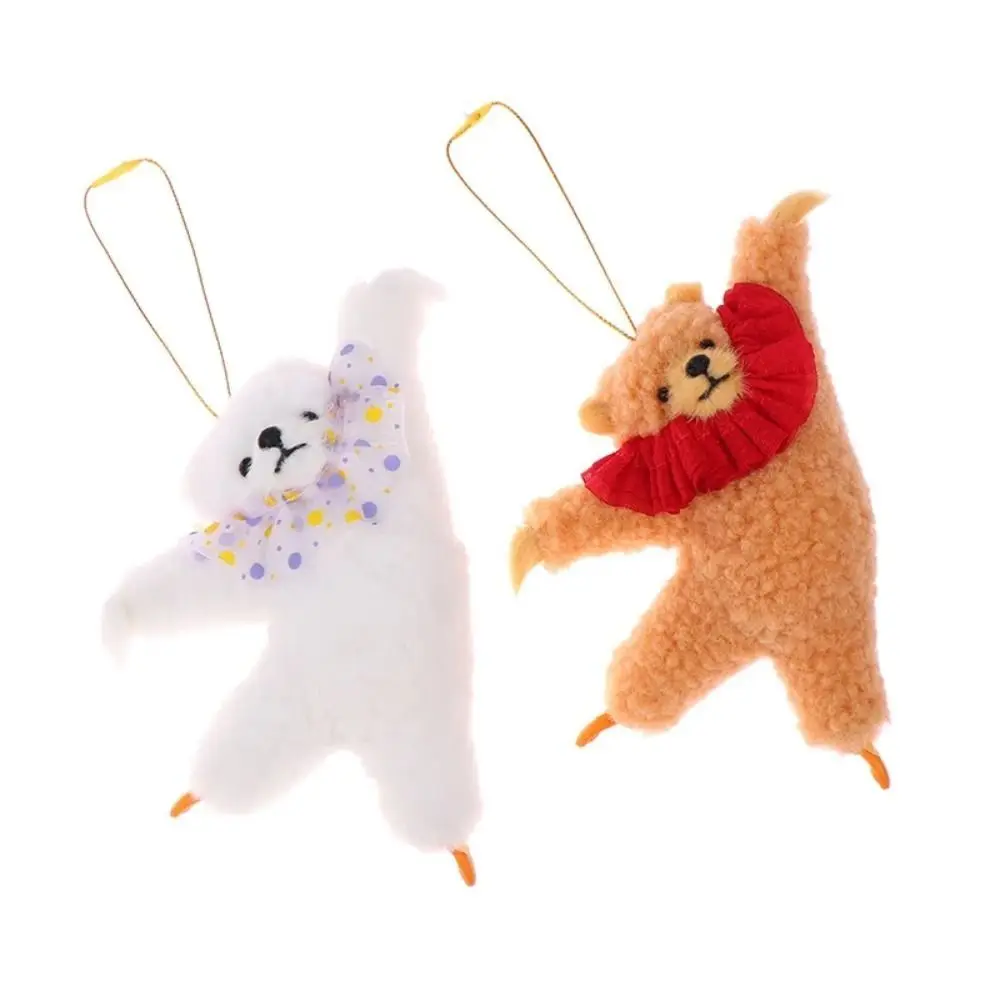 Pendenti per auto con orso di balletto creativo Ornamento di cartone animato Kawaii Orso di peluche Ciondolo per camera Regalo di compleanno Decorazione per auto