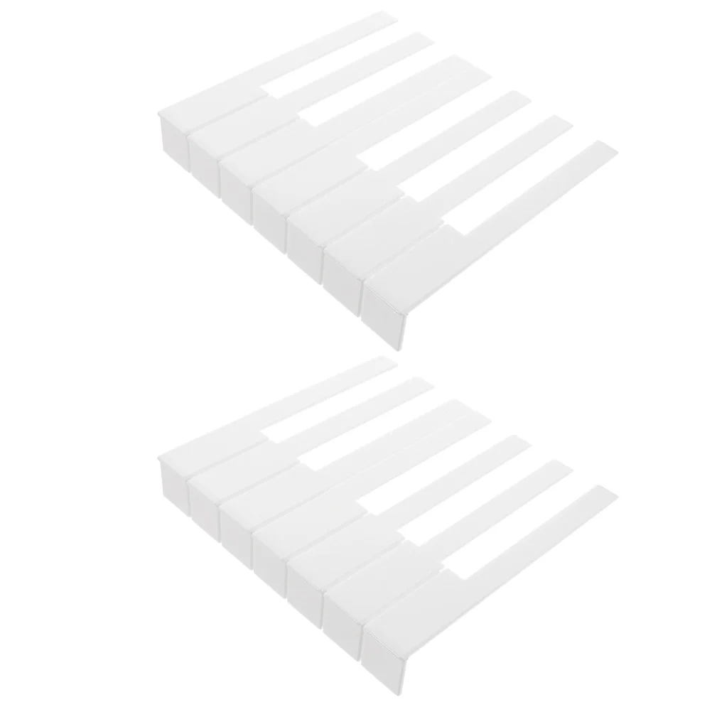 52 Pcs Piano Key Restoration White Skin Keyboards Keytops Acrylic Professional Repair Tools