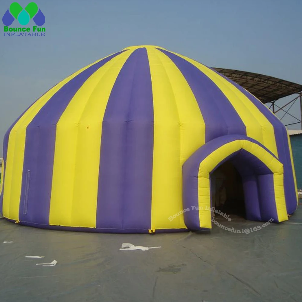 Fashion Portable Inflatable Yurt Tent,outdoor Geodesic Dome Circus Tent Giant Temporary Shelter For Sale