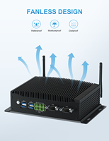 HYSTOU GPIO 10th Gen Fanless Industrial PC Intel Core i7 2*DDR4 8G 16G HD DP 2*RJ45 LAN SIM Card 7/24 Embedded Mini Computer