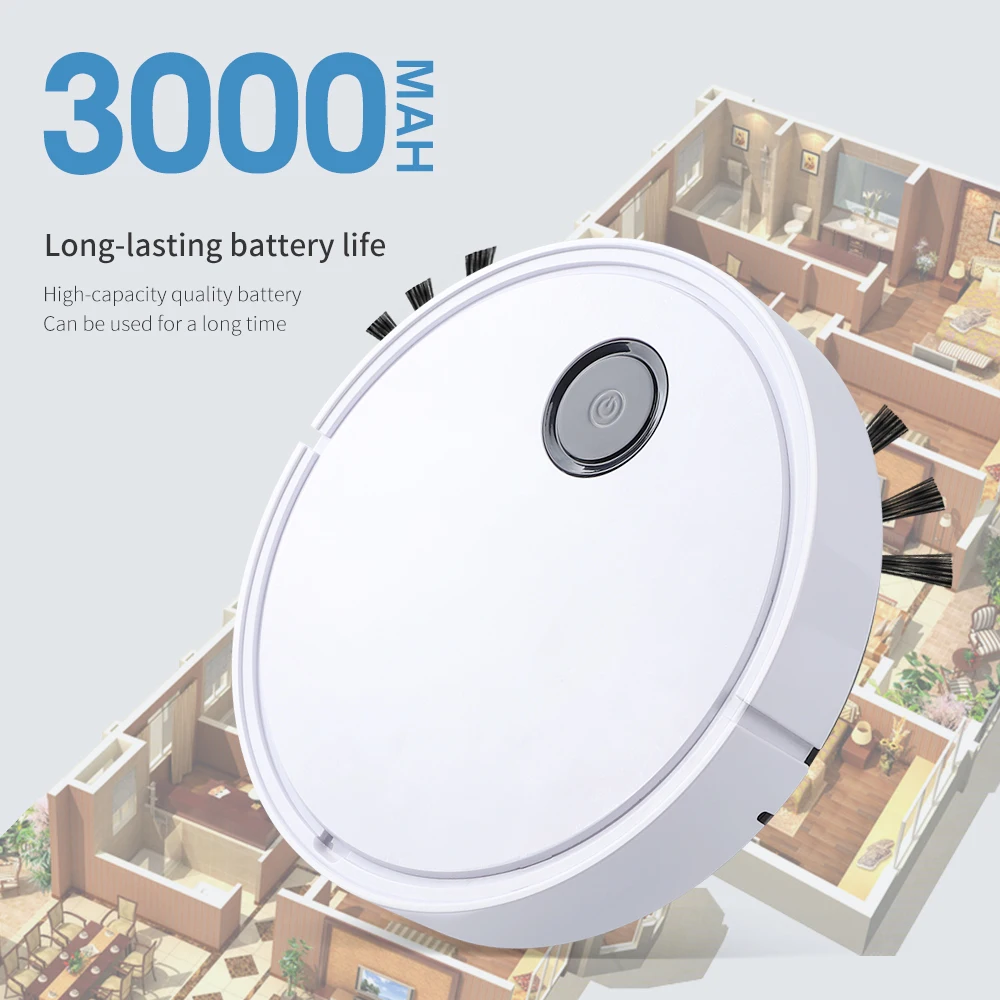 2023 New Es330 Robot Vacuum Cleaner 3000mah Long Battery Life Automatic Sweeping Robot Mopping Machine Wireless Vacuum Cleaner