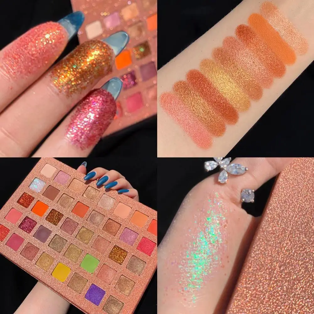 40 Colors Eyeshadow Palette Glitter Eye Shadows Makeup Matte Pigment The Shadows Wterproof Cosmetics Make Up Pallete
