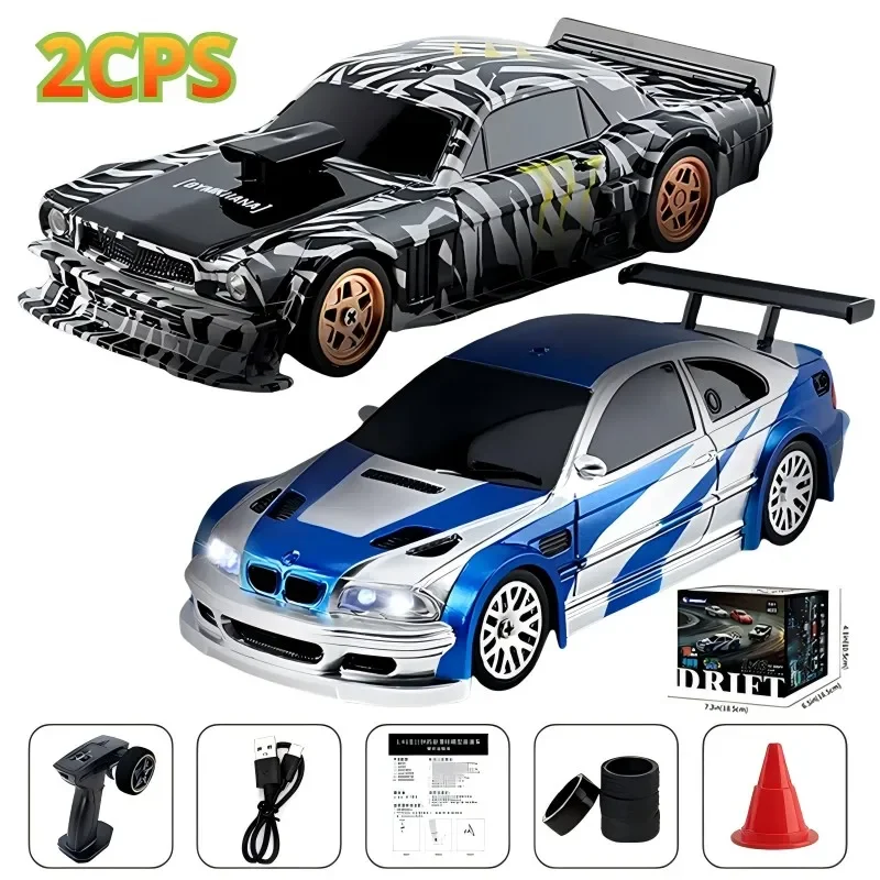 2.4G RC Drift Car 1/43 4WD Remote Control Car High Speed Four Wheel Drive Radio Controlled Mini Racing Car Model Boy Toy Gift