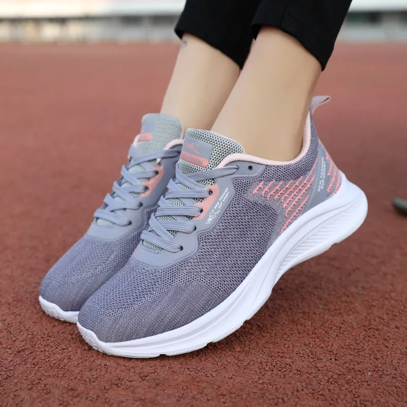 Sneakers Women's Running Shoes Breathable Running Shoes Zapatos De Mujer Lightweight Brand Outdoor Sports Casual Shoes Mujer