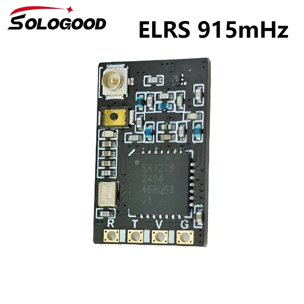 SoloGood ELRS 915mhz  Receiver ExpressLRS With T type Antenn Best Performance in Speeds Latency Range for RC Racing Drone