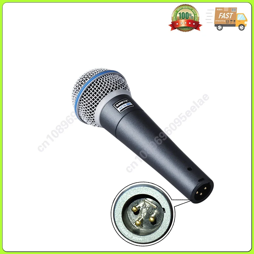 Original Shure BETA 58A Vocal Microphone Dynamic Microphone Home KTV Live Stage Performance Microphone