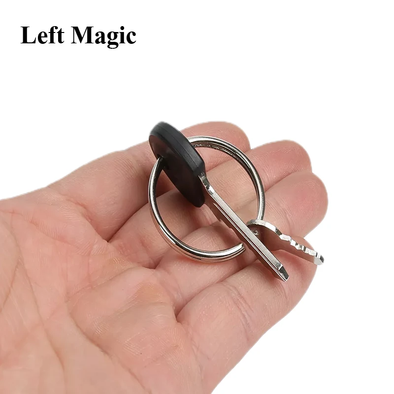 Flite by Steve Thompson Borrowed Ring To Keychain Magic Tricks Close Up Mentalism Illusion Gimmick Street Props