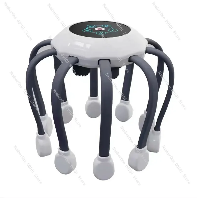 

2023 Intelligent Bluetooth Wireless Octopus Head Massager for Relaxation