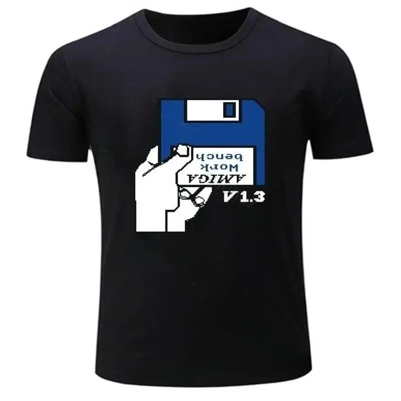 Amiga Amiga 500 Neutral T-shirt Print Summer Short-sleeved Round-neck Everyday Streetwear - Aliexpress Deal
