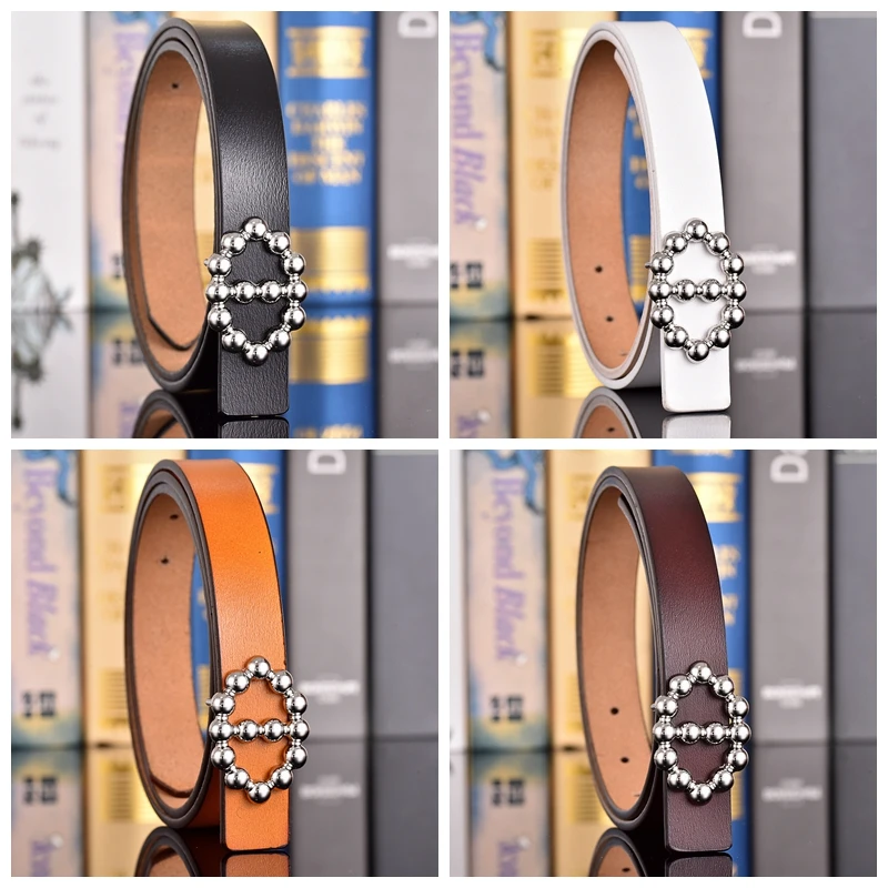

Cowhide leather belt, female Tiktok, versatile women's belt, leather net red, fashion, cross-border simple belt, fine Korean ver
