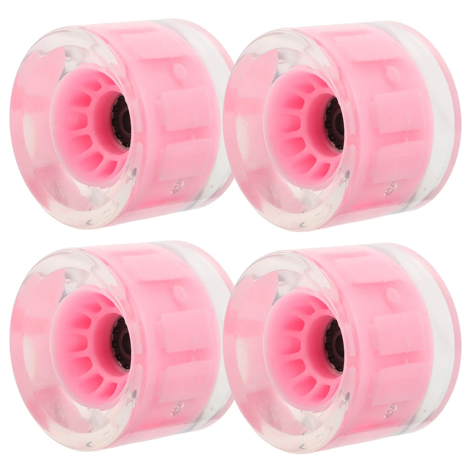 4 قطعة عجلات وامضة Longboard تضيء عجلات كروزر Pu لركوب الشارع ليلا استخدام استبدال عجلة التزلج مجموعة التزلج