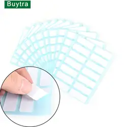 12sheets/pack  3.8cmx1.3cm Self Adhesive Sticky Blank Note Label Bar White Label Writable Name Blank Stickers