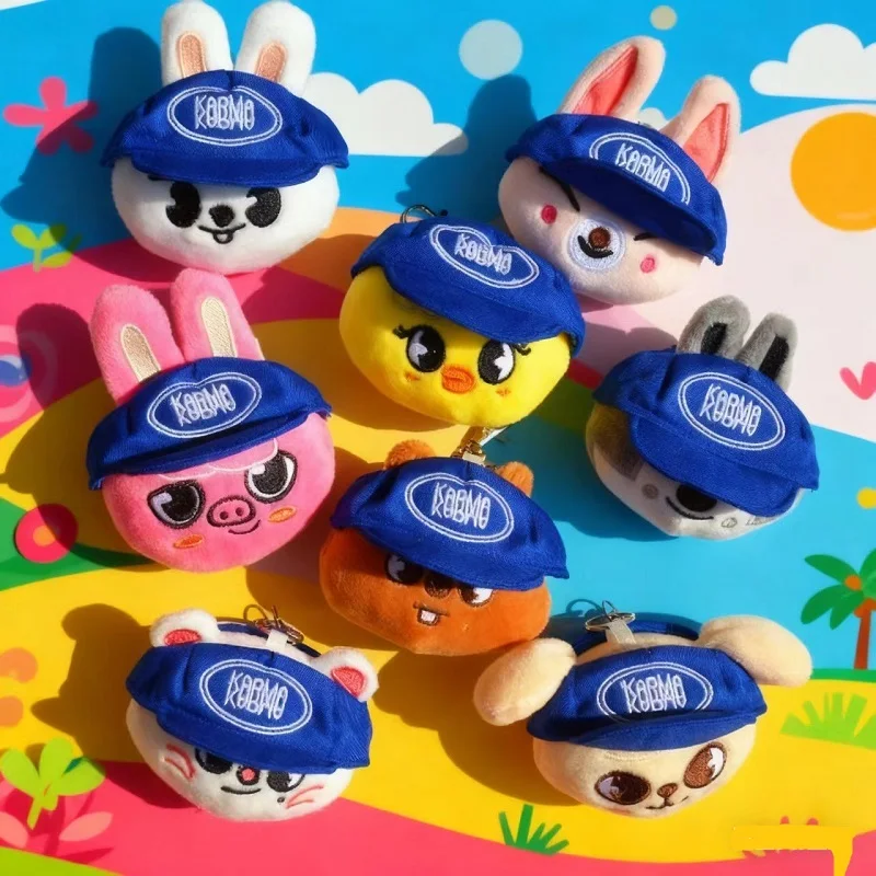 SKzoo llavero de felpa Kpop Animal de peluche de dibujos animados KARMA Fang Can Li Minhao Li Longfu Felix sombrero de juguete de peluche regalo para niños
