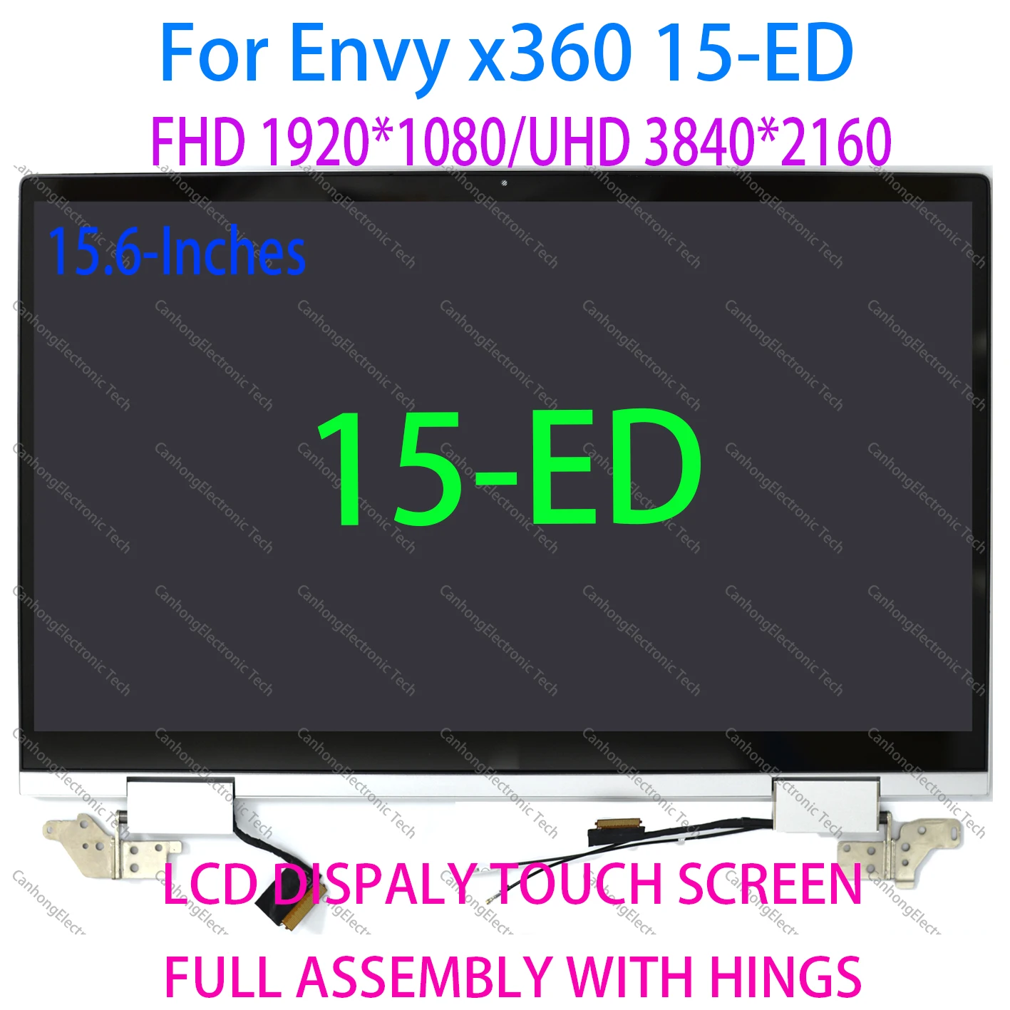 Imagem -02 - Lcd Display Touch Screen Substituição de Vidro Fhd Montagem para hp Envy X360 15-ee 15-ee0167ng 15-ee0457ng L93181001 156 Pol