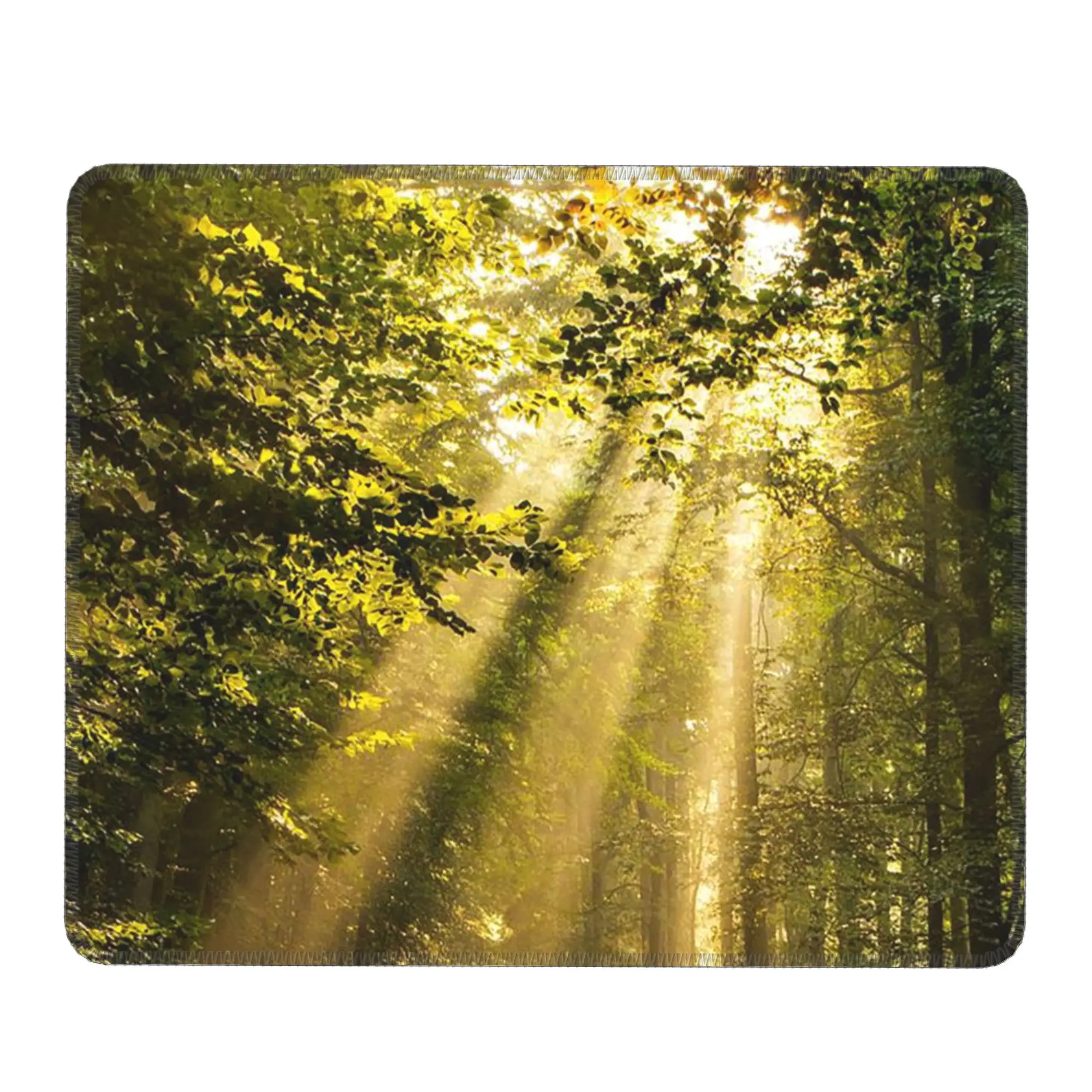 Forest Sunlight And Tree Light Shadow Mouse Pad Computer Keyboard Mouse Mat Gamer PC Laptop Desk Mat Office Table Mats