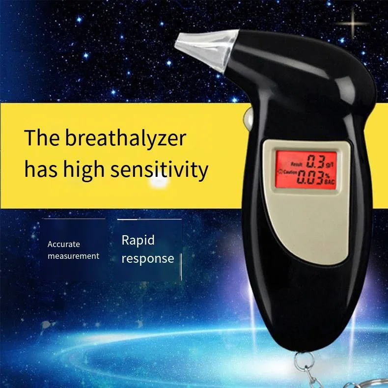 Portable breathalyzer, Digital display breathalyzer, Safe Driving Personal Breathalyzer, bird-beak breathalyzer (without battery