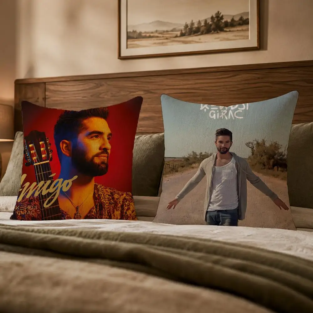 Pop Singer K-Kendji GiracS Cushion Cover Ultra Soft Throw Pillow Cover Skin Friendly for Sofa Bed Home Decor Gift