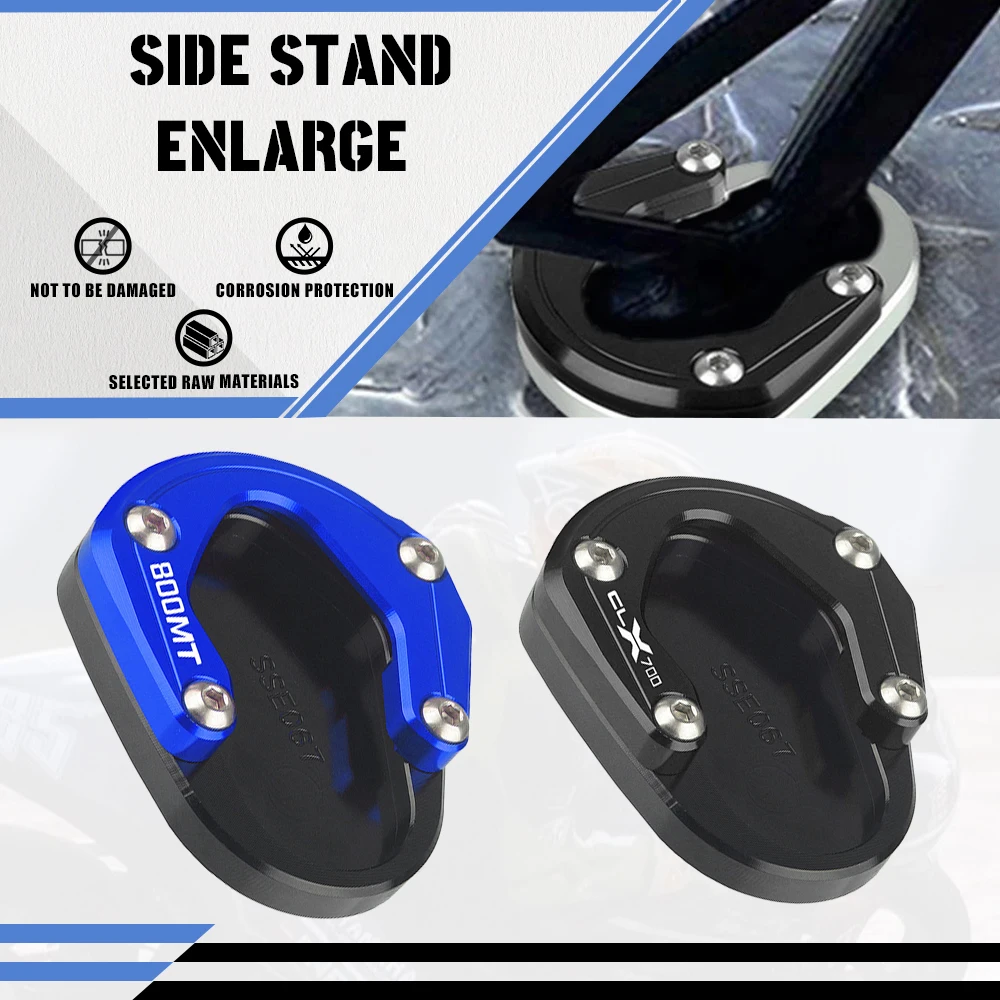 

Motorcycle Side Stand Enlarger Plate Kickstand Enlarge Extension For CFMOTO CF MOTO CL-X700 700 CL-X 800MT N39° 800 MT 2021-2023