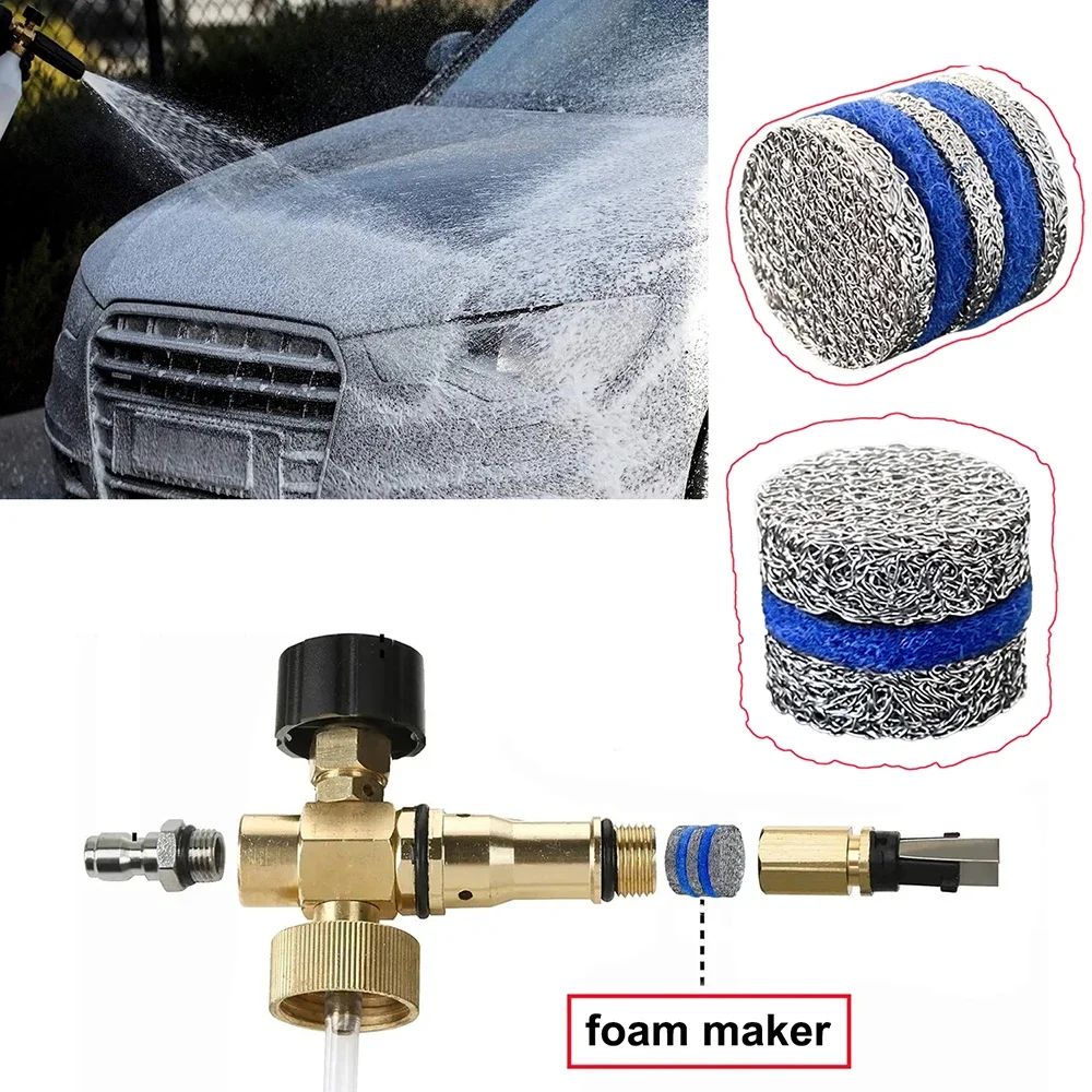 Foam Cannon Orifice Nozzle Tip Mesh Filter Lather Foam Maker Gauze Filter High Pressure Washer Parts Snow Foam Lance Accessories