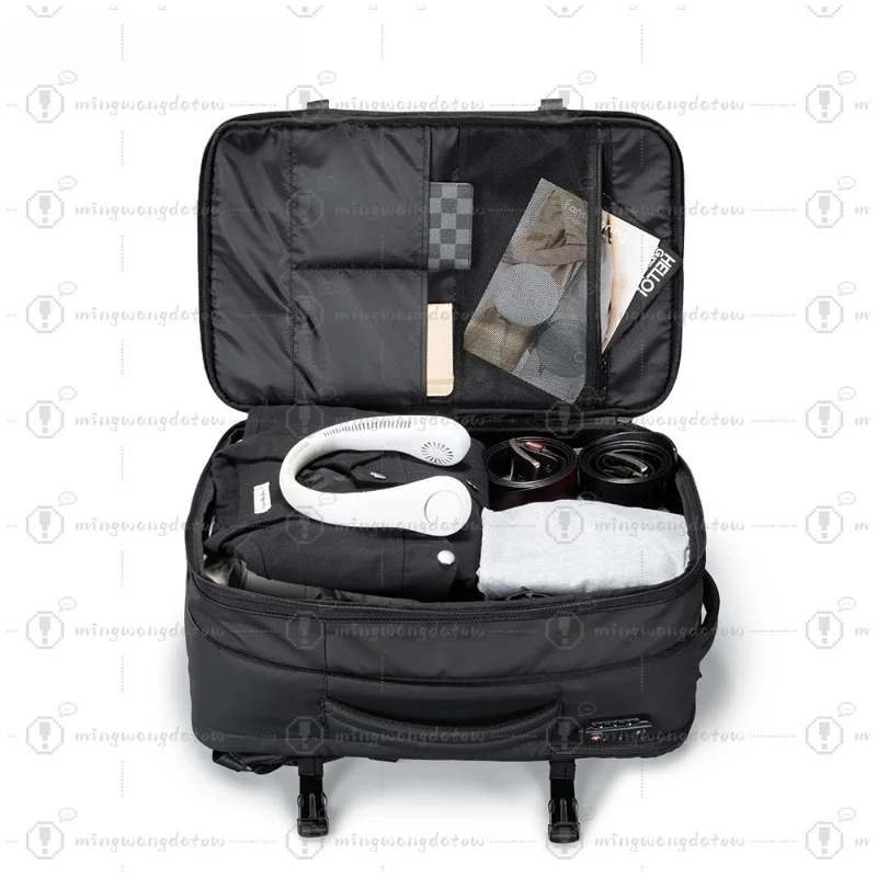 Men's Vacuum Compression Backpack, Large Capacity Anti-Theft Laptop Bag with Dry-Wet Separation, Business Casual Rucksack