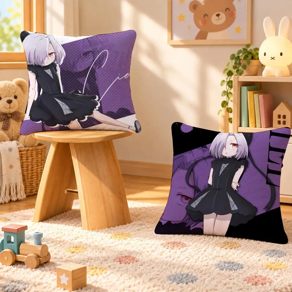 Anime Shy Hero Three Assassins Cushion Cover Personalized Decorative Living Room Home Sofa Bedroom Office Car Decor