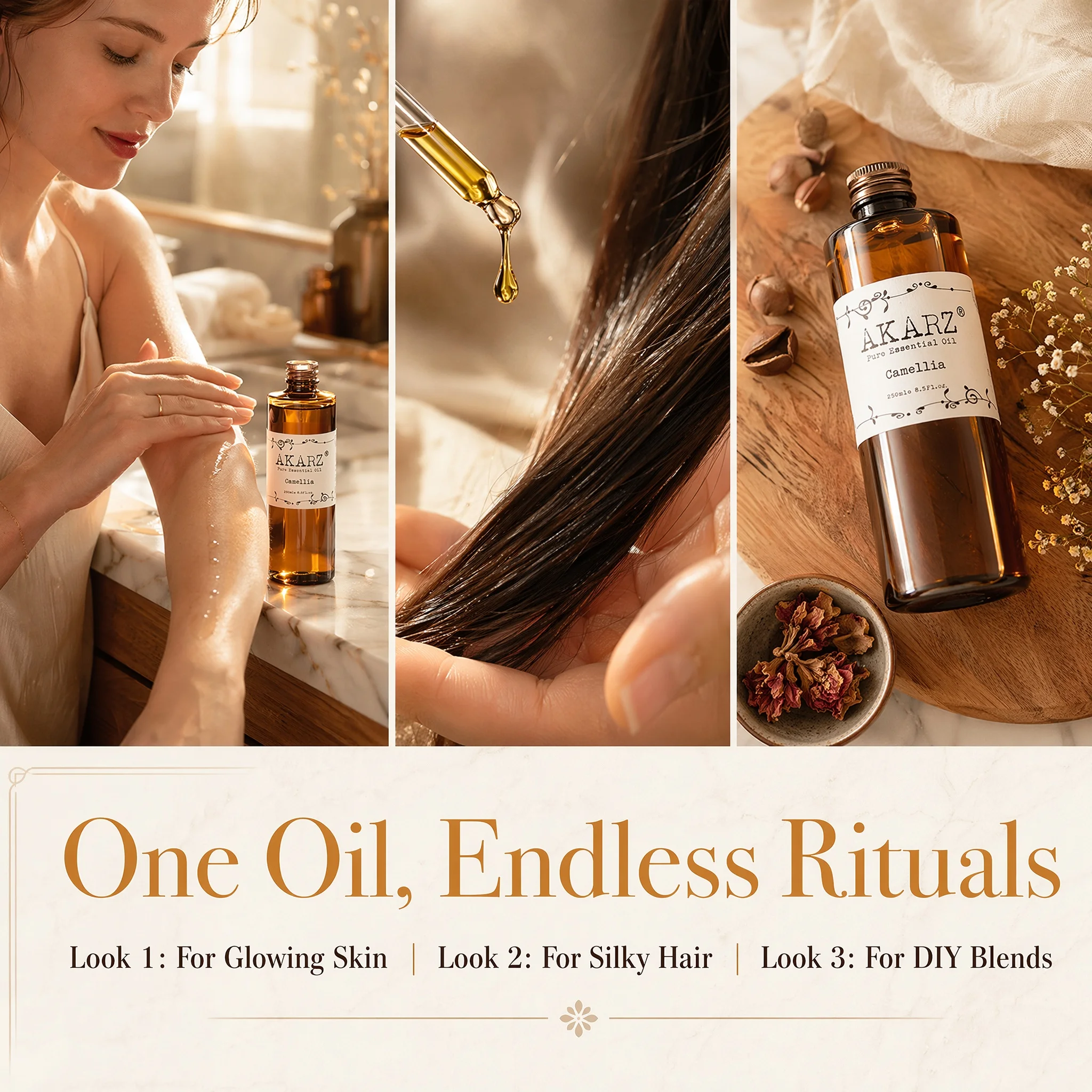 Premium AKARZ DIY Massage Camellia Seeds Oil - Hydrate, Nourish, Revitalize Skin All-Natural Beauty Solution from China 500ml