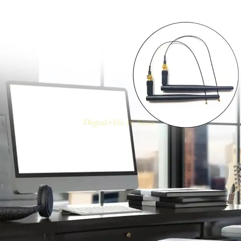

E06D 2PCS/SET 3DB Антенна для банановых Секции Wi -Fi Antennas Highperformance